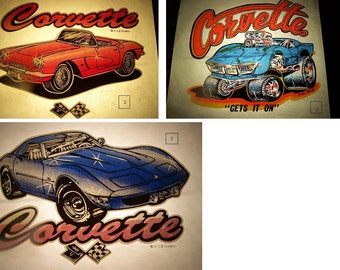 Camisetas Corvette vintage