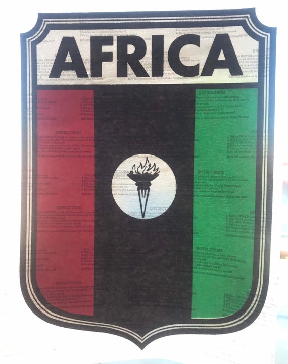 African Flag T Shirt