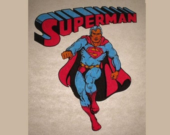 Transferência de camiseta vintage do Superman
