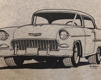 Sedã Chevy clássico dos anos 50