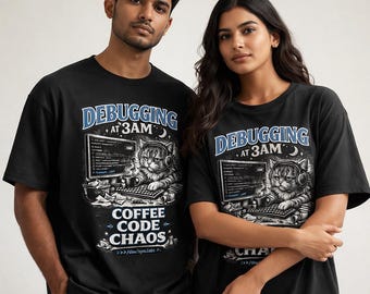 Débogage à 3 heures du matin T-shirt de codage | Tshirt programmeur, café drôle de codeur