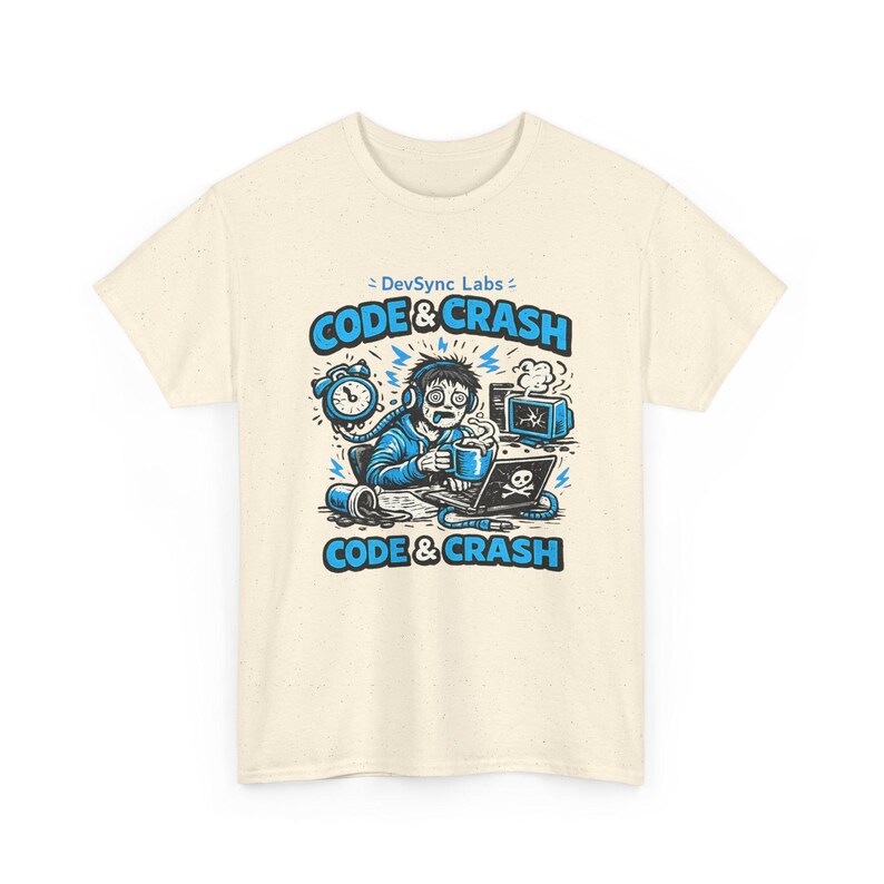 T-shirt Code et Crash Coder | T-shirt de programmeur, codage d'humour, graphique de codeur de café image 13