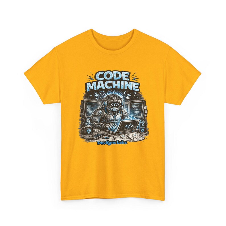 T-shirt Code Machine, cadeau programmeur, chemise développeur, t-shirt codage AI, cadeau ingénieur logiciel image 16