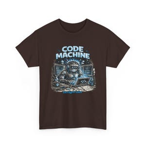 T-shirt Code Machine, cadeau programmeur, chemise développeur, t-shirt codage AI, cadeau ingénieur logiciel image 19