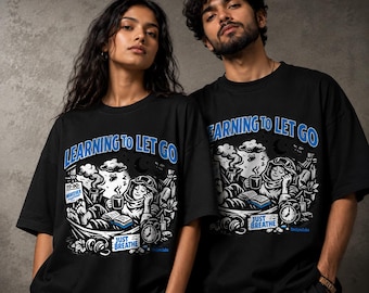 Learning to Let Go T-Shirt | Relaxing Reading Hammock Graphic Tee