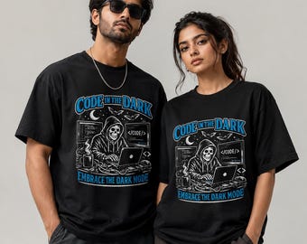 Dark Mode Coding Tee Programmer TShirt | Software Engineer Tech Apparel