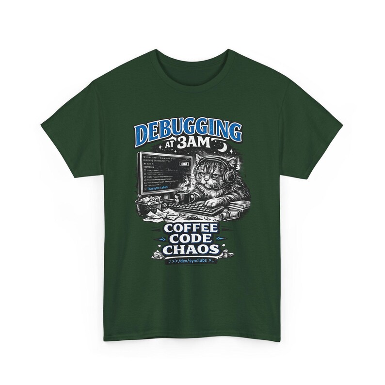 Debugging at 3AM Coding Tee | Programmer TShirt, Funny Coder Coffee image 17