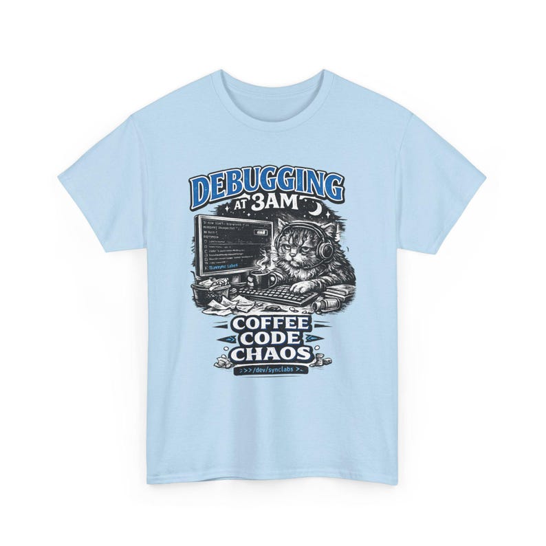Debugging at 3AM Coding Tee | Programmer TShirt, Funny Coder Coffee image 18