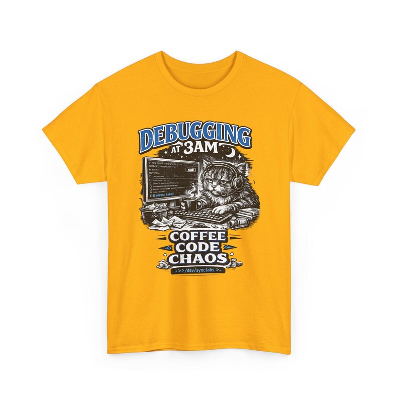 Debugging at 3AM Coding Tee | Programmer TShirt, Funny Coder Coffee image 11