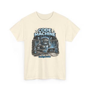 T-shirt Code Machine, cadeau programmeur, chemise développeur, t-shirt codage AI, cadeau ingénieur logiciel image 20
