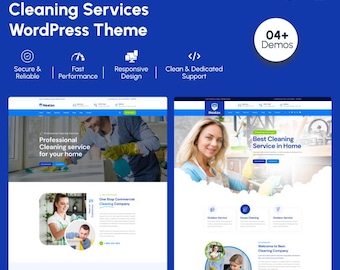 Clentac - Tema de WordPress para servicios de limpieza