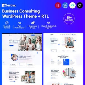 Gerow - Business Consulting WordPress Theme + RTL