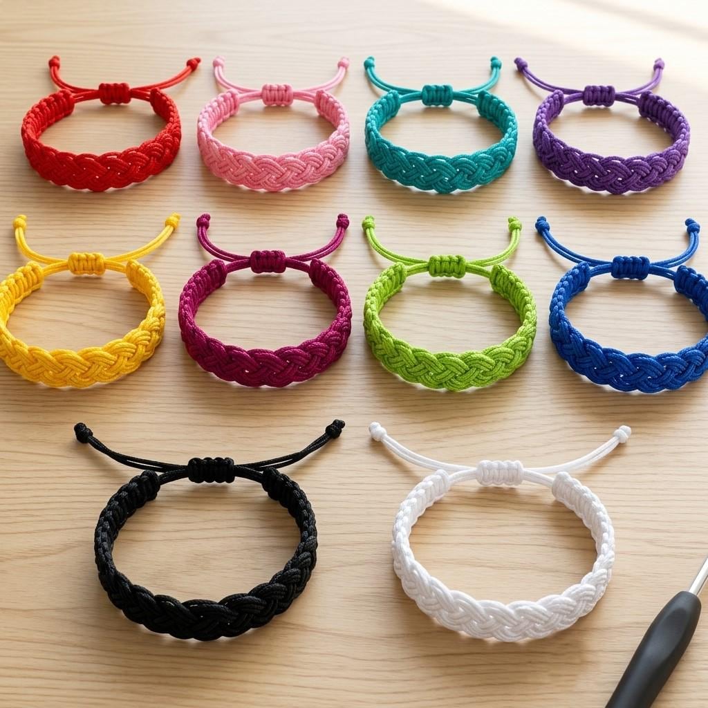 Easy Crochet Bracelet Pattern for Beginners Adjustable
