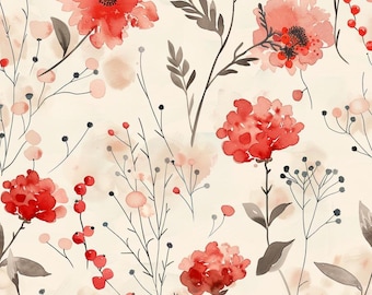 Tela Peony Berry, tela floral vintage, tela para coser vestidos, tela Spring Bloom, tela para decoración de estilo rústico, tela 100% algodón por medio metro.
