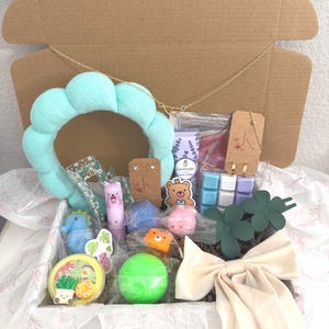 Mystery Scoops / Divertidos Squishies, Caja Sorpresa, Sensorial, Regalo de Cumpleaños, Autocuidado, Juguetes Antiestrés, Accesorios (9+ Artículos) 2 Scoop-Mix Surprise