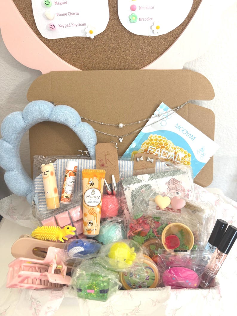 Mystery Scoops / Divertidos Squishies, Caja Sorpresa, Sensorial, Regalo de Cumpleaños, Autocuidado, Juguetes Antiestrés, Accesorios (9+ Artículos) 3 Scoop-Mix Surprise