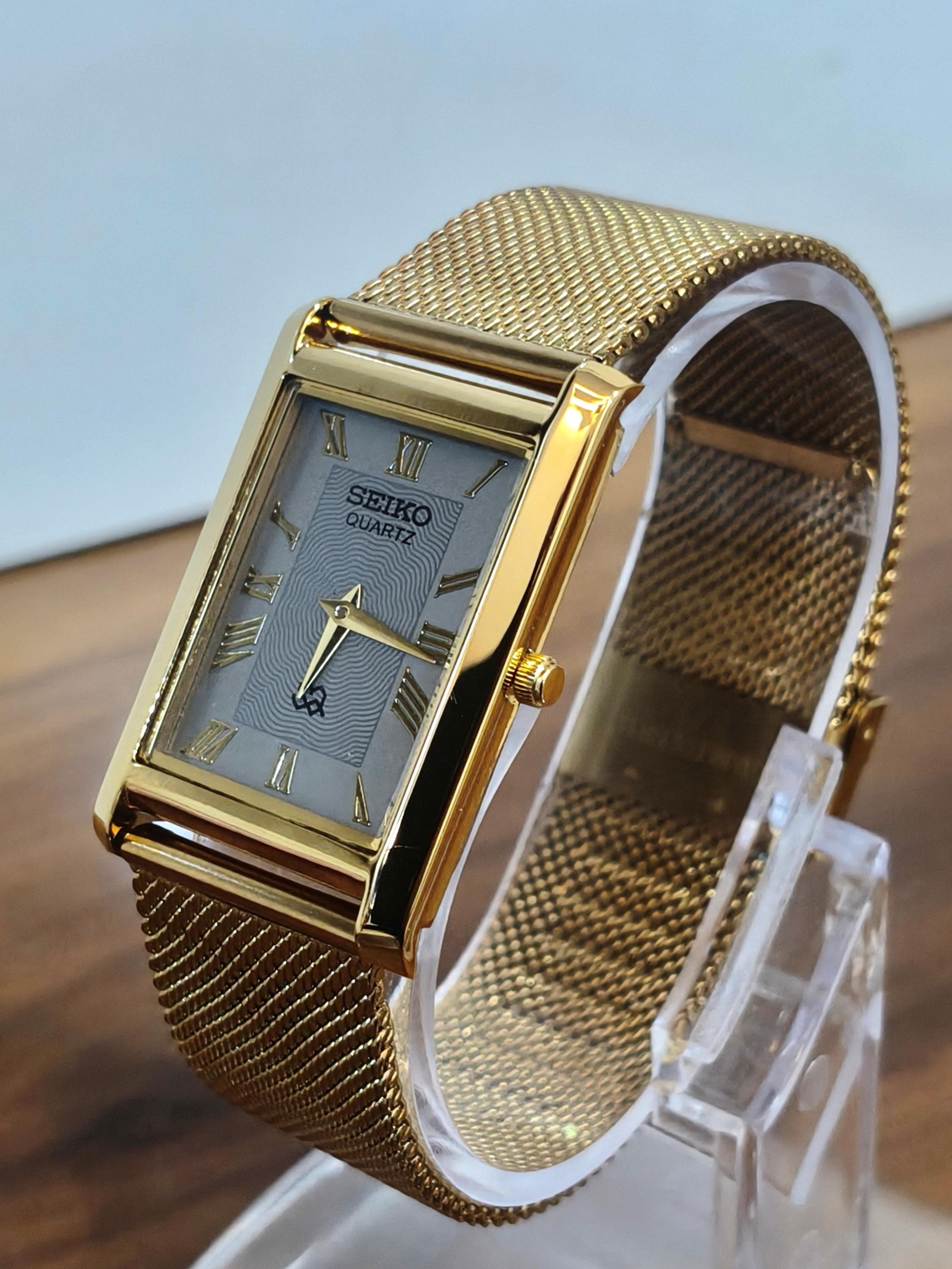 Square gold watch - Etsy 日本
