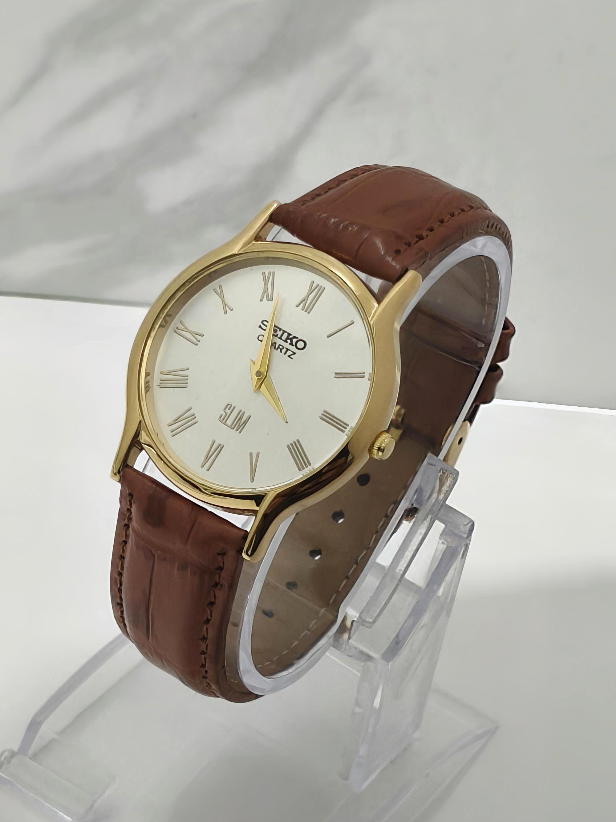 Vintage seiko gold watch - Etsy 日本