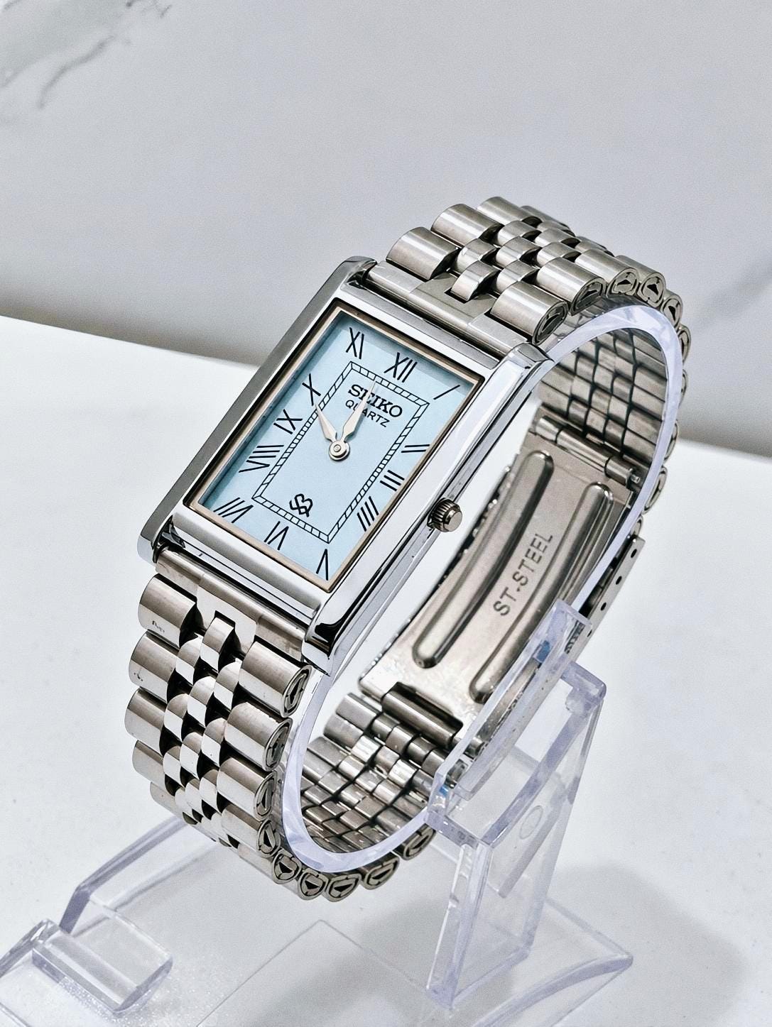 Seiko watch women blue dial - Etsy 日本