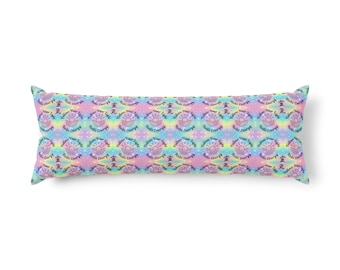 Reiki Energía Sigue Tu Luz Almohada Corporal Estampado Pastel