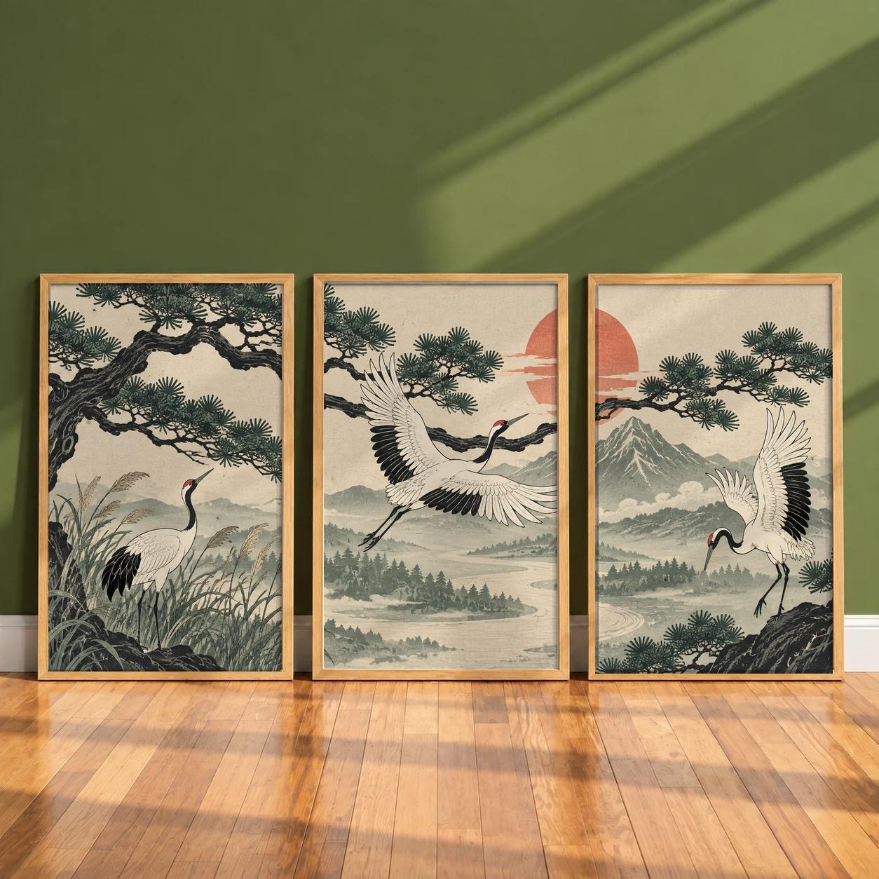Set of 3 Japan - Etsy