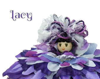 Lacy the Flower Petal Faerie, Fairy, OOAK