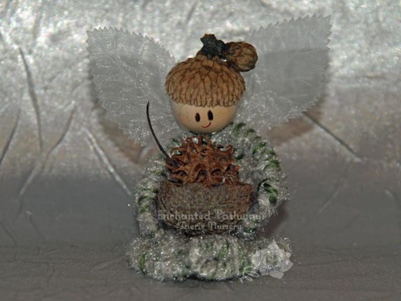 Cameron the Flower Petal Prince Fairy OOAK Acorn Elf image 5