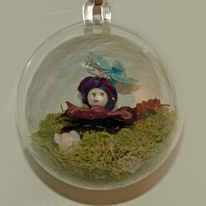 Bubble Garden 16 Faerie Fairy Miniature Flower Diorama image 3
