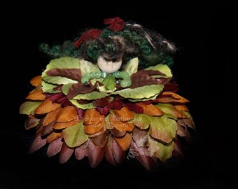 Ginger the Flower Petal Faerie, Fairy, OOAK