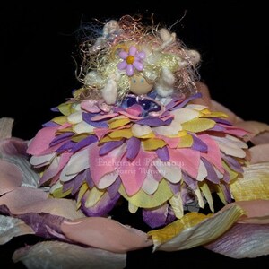 Lilac the Flower Petal Faerie Fairy OOAK image 5