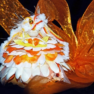 Marigold the Flower Petal Faerie Fairy OOAK image 5