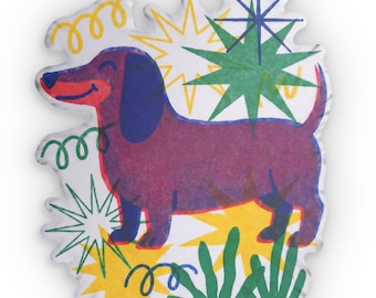 Poduszka Risograph Dachshund