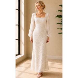 Bridal Shower Dress With Pearls