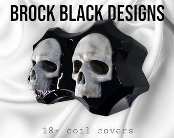 18+ mini Ancient Skull themed Coil cover