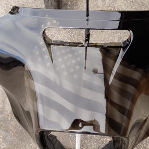 HARLEY spöklik amerikansk flaggkåpa