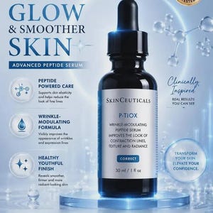 SkinCeuticals P-Tiox Peptide Serum Anti Aging Wrinkle Repair Face Serum 30ml Hydrating Glow Skincare image 3