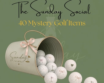 The Sunday Social Golf Mystery Bundle | 40 Curated Golf Accessories Box