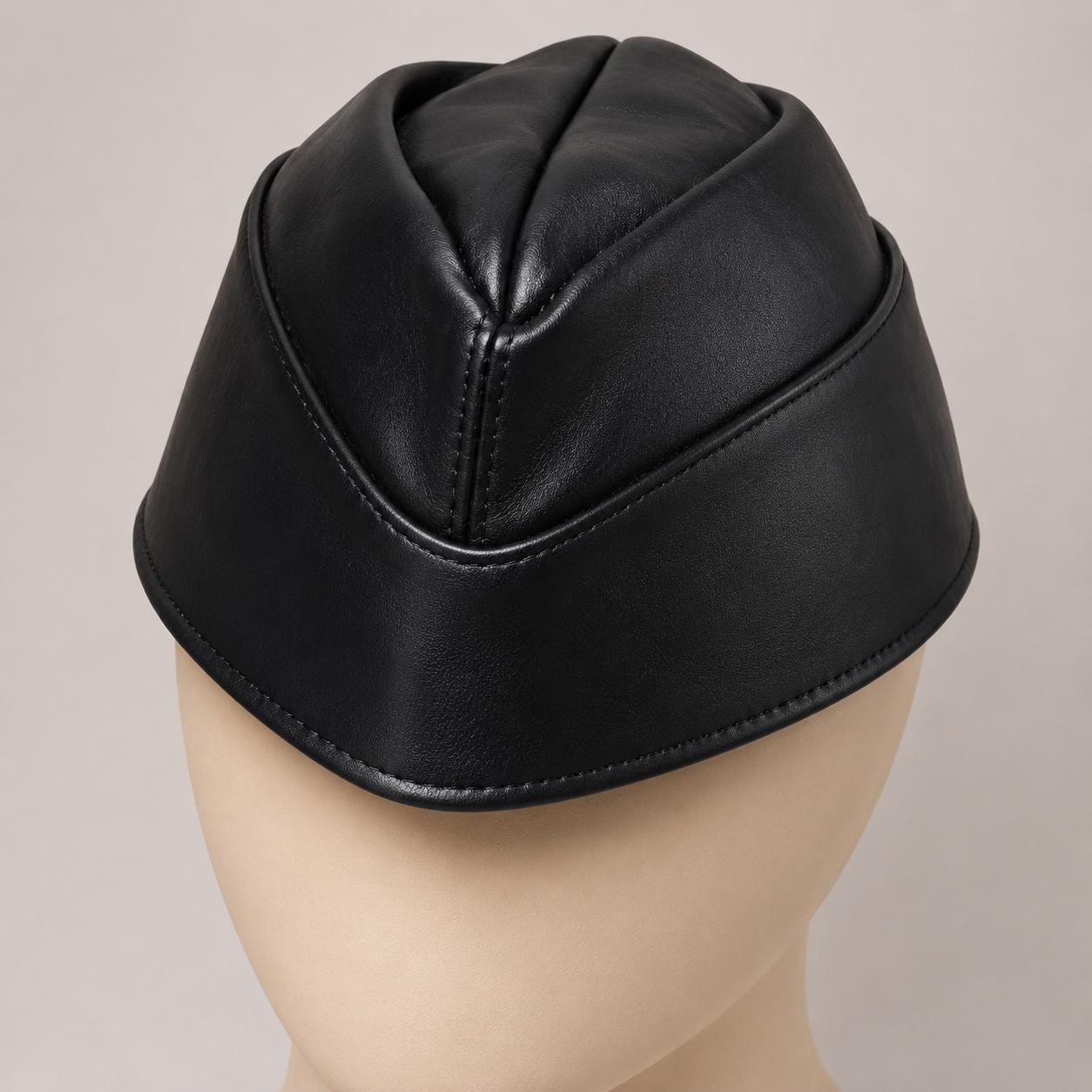 Leather Military Triangle Hat - Etsy