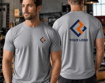 Custom Dri-Fit Performance T-Shirt, Personalized Business Logo Tee, Team Uniform Shirt