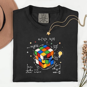 Rubik's Cube Shirt, Magic Speedcubing Shirt, Puzzle Lover Gift, Cubing Competition Shirt, STEM Geek Gift, Math Nerd Shirt, Puzzle Cube Art