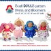 Waldorf Doll Dresses and Bloomers in 6 Sizes PDF Pattern INSTANT DOWNLOAD