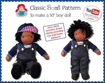 10 inch CLassic Sami Boy Doll Waldorf Doll pattern | PDF DOWNLOAD