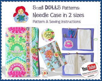 Needle Case Pattern DIY Tutorial PDF