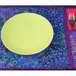 Picnic Placemat with cutlery pockets DIY Tutorial PDF by Sami Dolls image 3