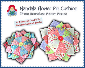 Mandala bloem speldenkussenpatroon DIY-zelfstudie pdf