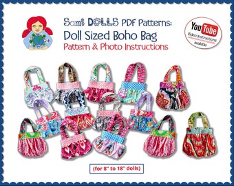 Sami Dolls Boho Bag PDF Pattern – Doll Size, Beginner Friendly (Digital Download)