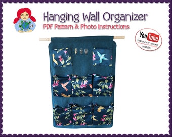 Hanging Wall Organizer • DIY Tutorial PDF | by Sami Dolls