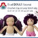 Sami Pattern to make a doll wig Crochet Cap and Loop Stitch Method (for 8", 10", 12", 15", 18" and 20" dolls) PDF INSTANT DOWNLOAD