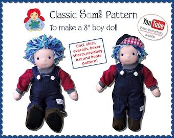 8 inch Sami Boy Doll Waldorf-poppatroon | Pdf-bestand DIRECT DOWNLOADEN