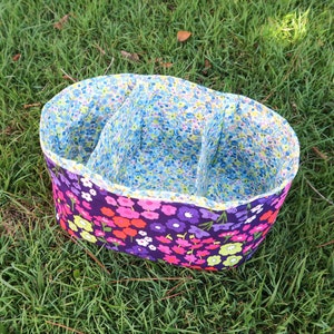 Storage Basket With Dividers Pattern DIY Tutorial PDF (digital Item) - Etsy